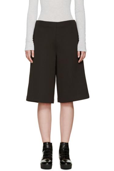 Opening Ceremony Black Neoprene Culottes