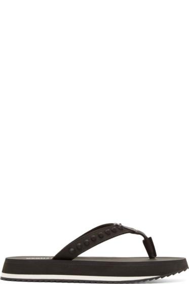 Dsquared2 Black Studded Sandals