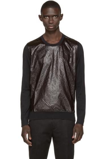 Dsquared2 Black Crinkle-front Sweater