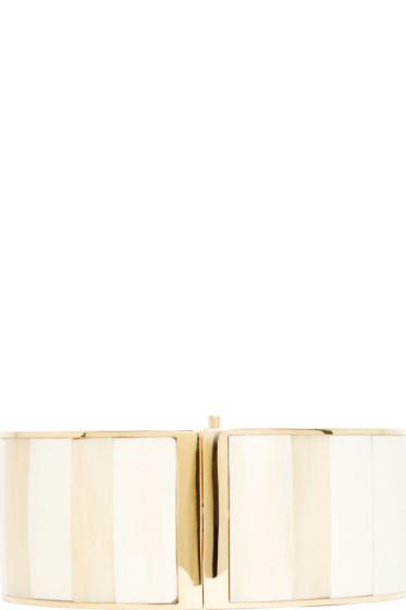 Balmain Ivory Inset Bone Choker