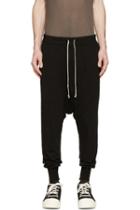Rick Owens Drkshdw Black Prisoner Lounge Pants