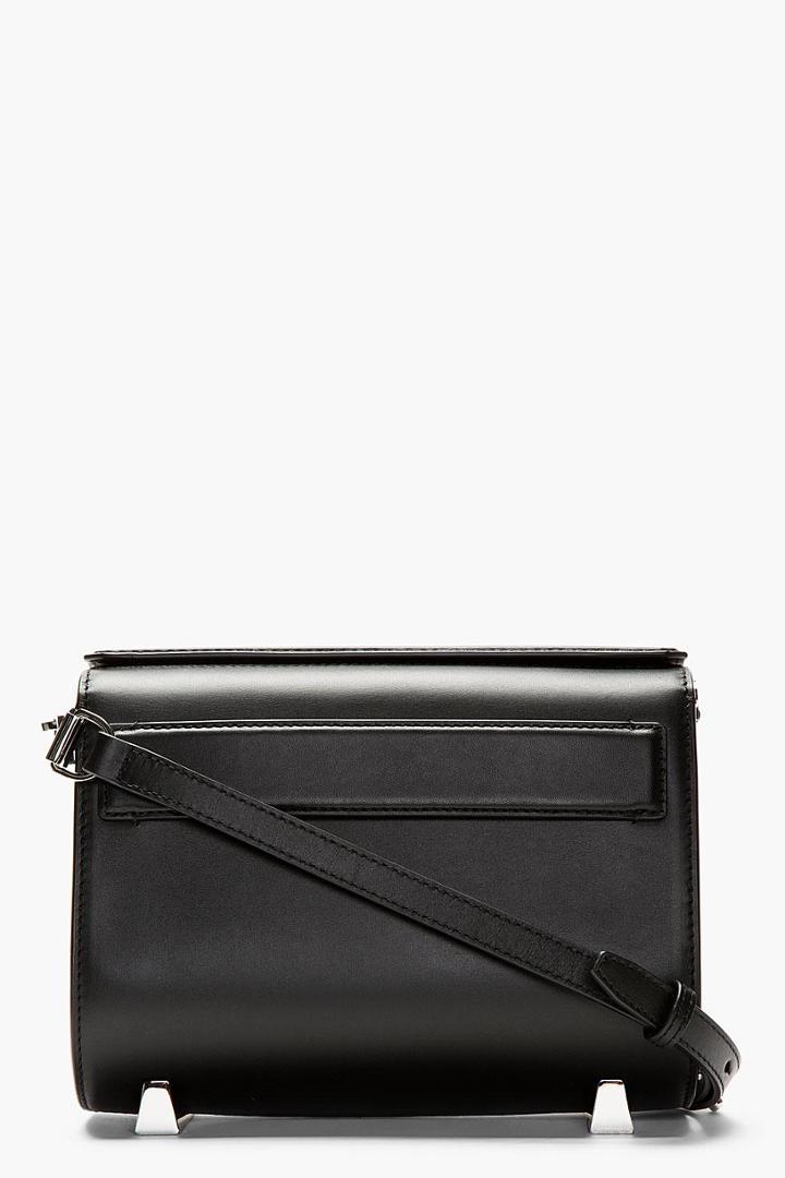 Alexander Wang Black Smooth Leather Shoulder Bag