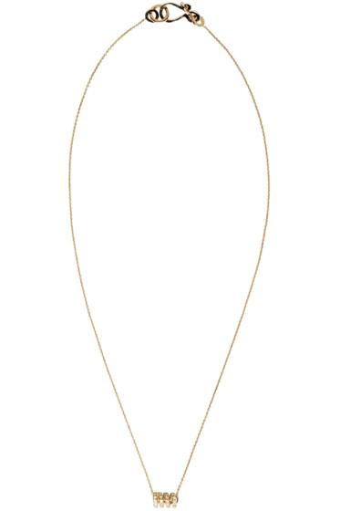 Sophie Bille Brahe Gold Ressort Chain Necklace