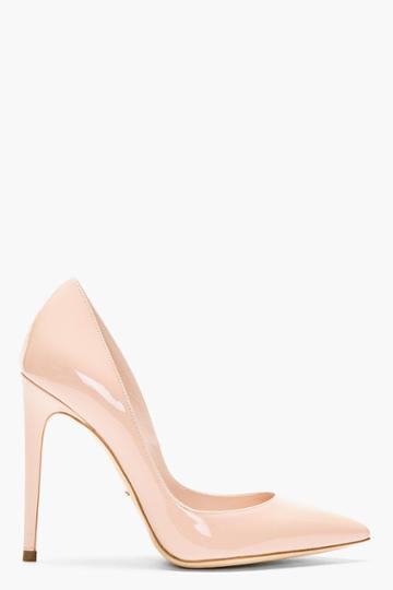 Dolce And Gabbana Blush Pink Patent Leather Pumps