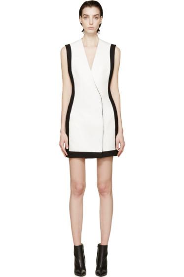 Balmain White Double-breasted Dress