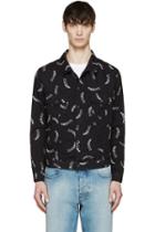 Surface To Air Black Skeleton Print Ed Jacket