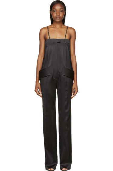 Givenchy Black Silk Trouser Jumpsuit