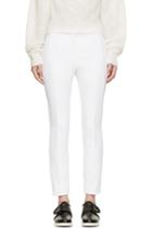 Acne Studios White Elia Crepe Trousers
