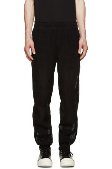 Pigalle Black Mesh Lounge Pants