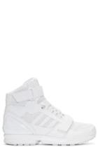 Juun.j White Leather High-top Adidas By Juun.j Sneakers