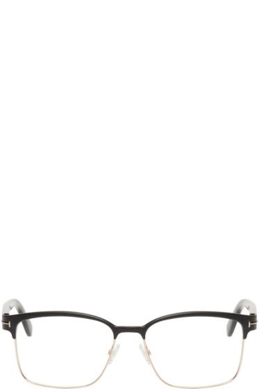 Tom Ford Black Horn Rim Tf5323 Optical Glasses