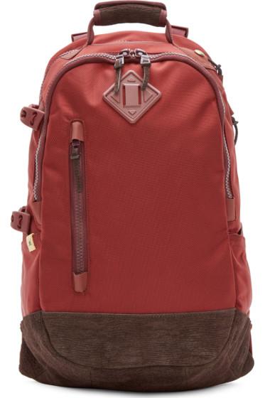 Visvim Burgundy Ballistic 20l Backpack