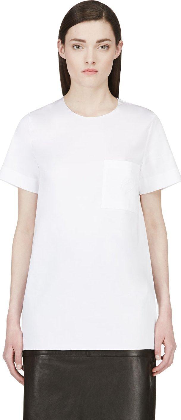 Roksanda White Silk Panel Blouse
