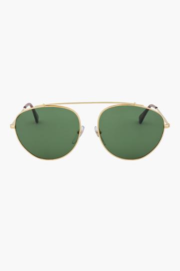 Super Green And Gold Leon Hand Made Aviators