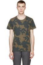 Robert Geller Green Print Drifter T-shirt