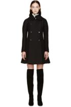 Giambattista Valli Black A-line Peacoat