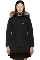 Moncler Black Down Ariette Coat