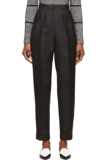 Roksanda Grey Wool Marre Trousers