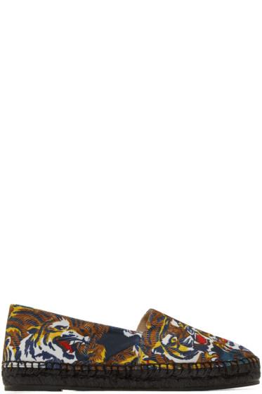 Kenzo Multicolor Flying Tiger Espadrilles