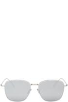 Dior Homme Silver And White Composit 1.1 Sunglasses