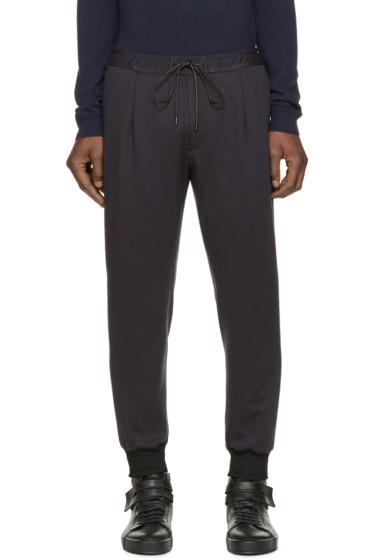 Juun.j Navy And Black Lounge Pants