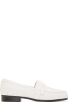 Carritz White Python Moccasin Flats