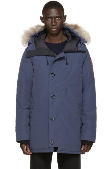 Canada Goose Navy Down And Fur Spirit Chateau Parka