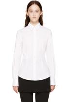 Dolce And Gabbana White Poplin Shirt