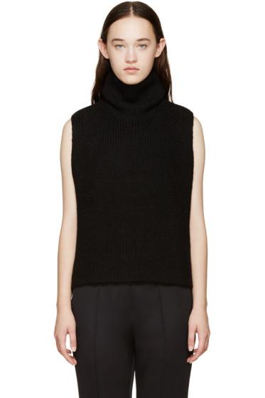 Isabel Marant Etoile Black Sleeveless Lazuli Turtleneck