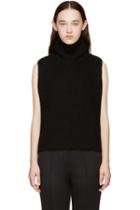 Isabel Marant Etoile Black Sleeveless Lazuli Turtleneck