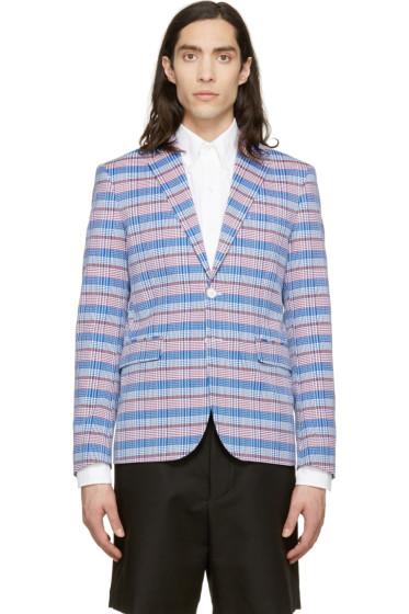 Dsquared2 Tri-color Check Andy Blazer