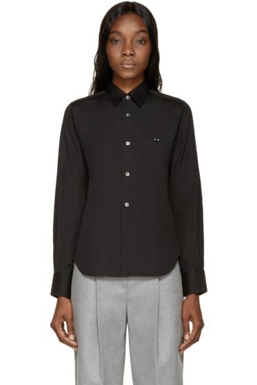 Comme Des Garçons Play Black Heart Patch Shirt