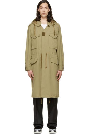 Maison Margiela Military Green Long Parka