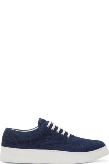 Krisvanassche Indigo Denim Sneakers