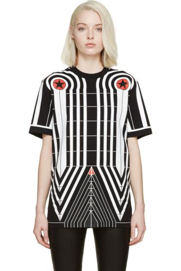 Givenchy Black Stars And Stripes T-shirt