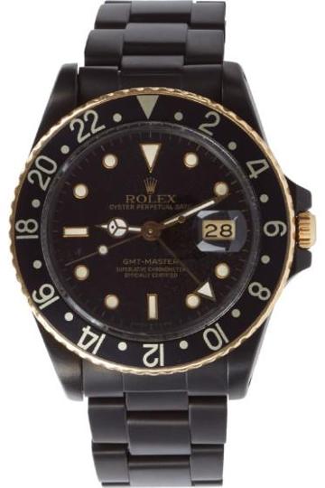 Black Limited Edition Matte Black And Gold Limited Edition Rolex Gmt Master I
