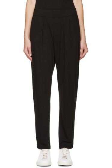 Raquel Allegra Black Jersey Easy Pants