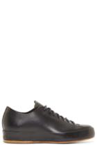 Feit Black Leather Low-top Sneakers