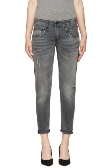 R13 Grey Boy Skinny Jeans