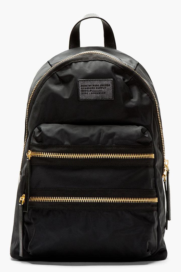 Marc By Marc Jacobs Black Packrat Backpack