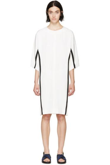 Marni Beige And Black Cocoon Dress