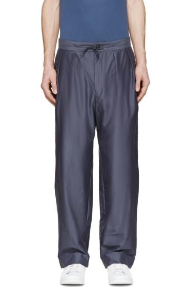 Paul Smith Slate Pleated Pillar Suit Trousers