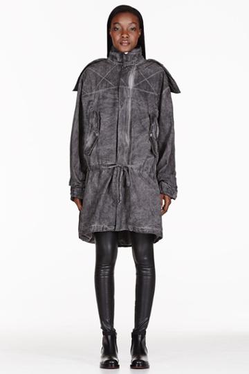 Silent By Damir Doma Grey Oversized Parka