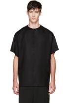 Thamanyah Black Wool Loden T-shirt