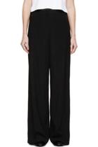 Erdem Black Wide-leg Birte Trousers