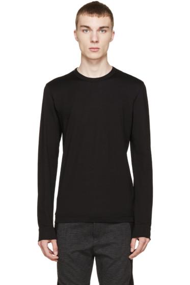 Dolce And Gabbana Black Long Sleeve T-shirt