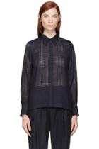 Mother Of Pearl Navy Meredith Blouse