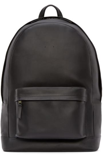 Pb 0110 Black Leather Backpack
