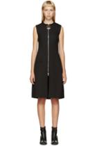Thomas Tait Black Angled Pleat Dress