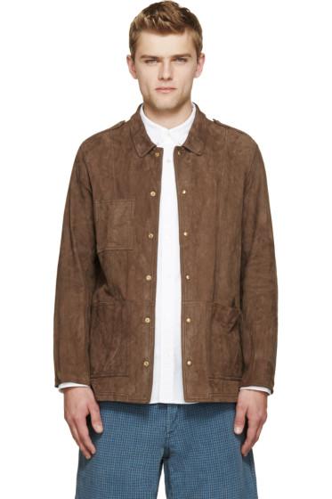 Visvim Brown Nubuck Sundance Jacket